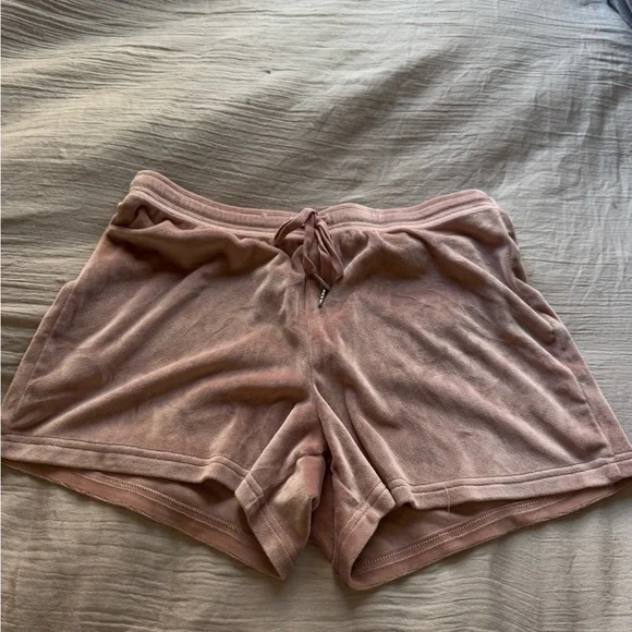 Comfy Pink Lounge Shorts - Picture 1 of 3
